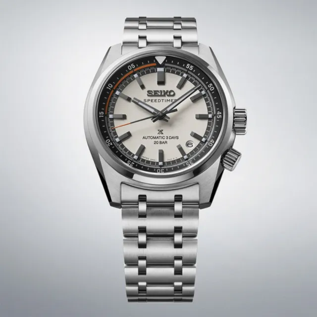【SEIKO 精工】Prospex Speedtimer 三日鍊 70年代復古機械錶-39.5mm(SPB513J1/6R55-00L0S)