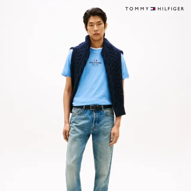 【TOMMY HILFIGER】官方旗艦館Hilfiger New York T 恤_藍色