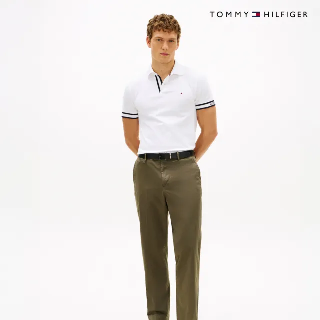【TOMMY HILFIGER】官方旗艦館Monotype 袖口修身版型 Polo 衫_裸色