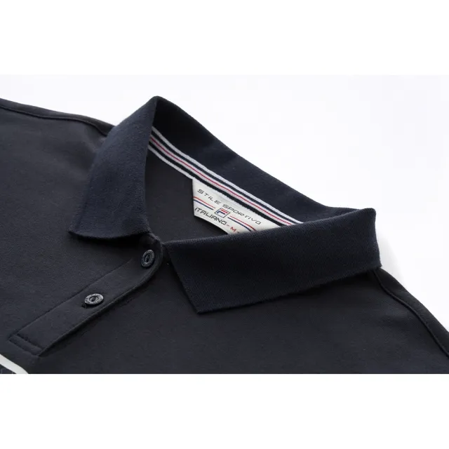 【FILA】女短袖POLO衫-藏青 5POA-1719-NV