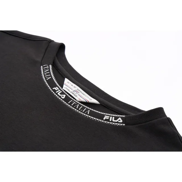 【FILA】女短袖圓領T恤-黑色 5TEA-1715-BK