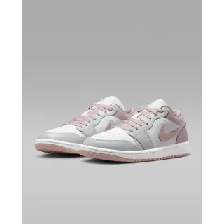 【NIKE 耐吉】運動鞋 籃球鞋 女鞋 WMNS AIR JORDAN 1 LOW 喬丹 緩震 氣墊 抓地 經典 AJ1 白粉(DC0774606)