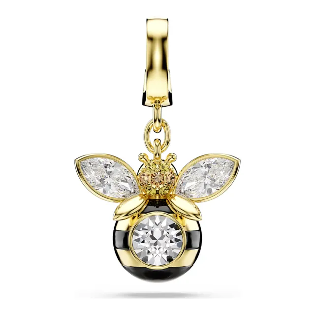 【SWAROVSKI 施華洛世奇】Idyllia Charm 可愛小蜜蜂吊飾 618年中慶 推薦(5743132)