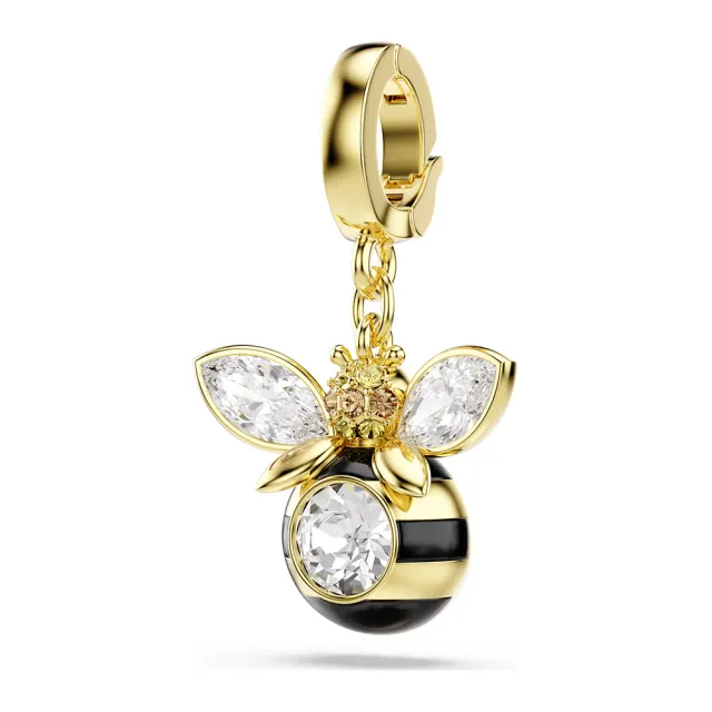 【SWAROVSKI 施華洛世奇】Idyllia Charm 可愛小蜜蜂吊飾 618年中慶 推薦(5743132)