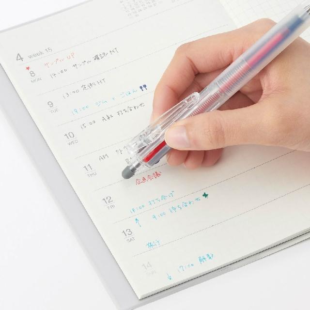 【MUJI 無印良品】可擦膠墨筆.3色/黑、紅、藍(0.38/0.5)