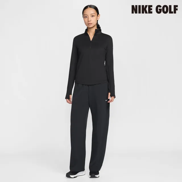【NIKE GOLF】Nike One 女款 Dri-FIT 梭織寬褲 黑色(IQ0343-010)