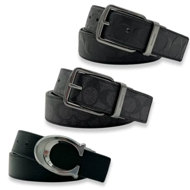 【COACH】經典男生皮帶 多款可挑 寬版腰帶 (CQ013 CQ024 CY982 CY943)