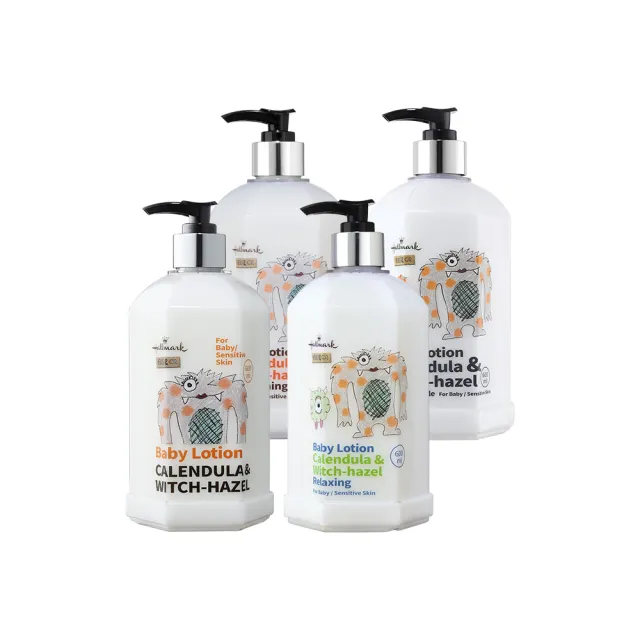 【Hallmark】怪獸派對 自然之萃寶寶全面修護乳 600ml(舒緩 滋潤 身體保養 肌膚友善)