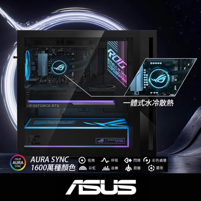 【ASUS 華碩】+微軟M365★Ryzen 5 RX9060 XT電競電腦(Ryzen 5 8400F/16G/1TB SSD/RX9060 XT/W11/GM700TZ)