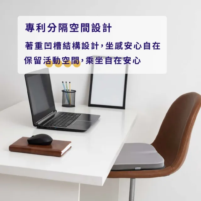 【Dasuit 大適】Protect 分隔版坐墊(凹槽分隔設計｜尾椎不壓迫)