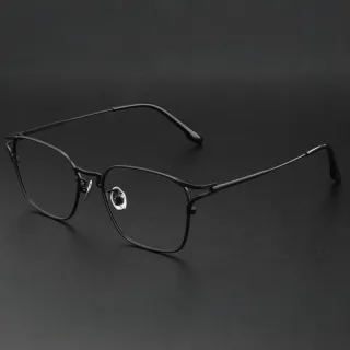 【LEESA】全框眼鏡\男生眼鏡\素顏眼鏡\無度數眼鏡\眼鏡\純鈦眼鏡\文青眼鏡\復古眼鏡\黑框眼鏡\
