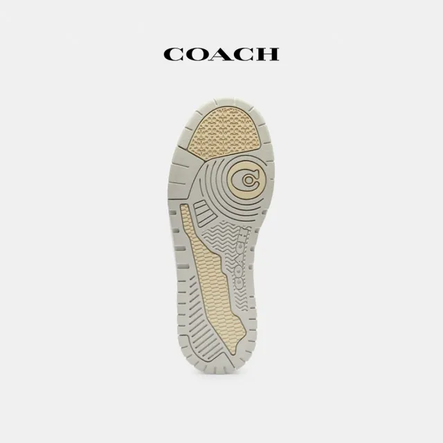【COACH】蔻馳官方直營 女士 SOHO 異材質拼接經典 SIGNATURE 休閒鞋 運動鞋 布鞋-2色任選(CCN64/CCN66)