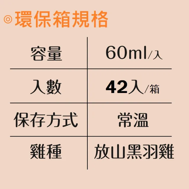 【田原香】常溫版原味Plus/無藥材滴雞精環保箱42入_減量包裝愛地球(60ml/入、女神林志玲唯一指名)