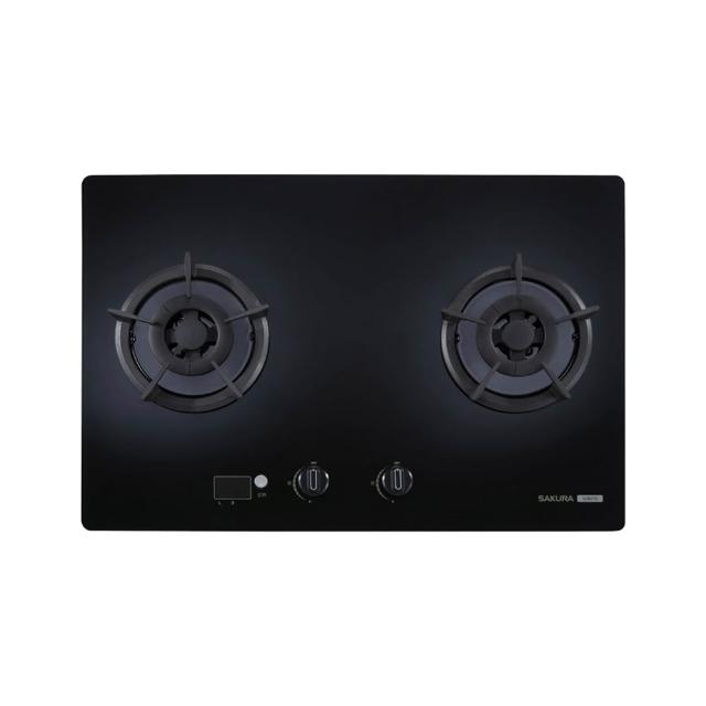 【SAKURA 櫻花】二口大面板智控易清檯面爐 G2627G(原廠安裝)