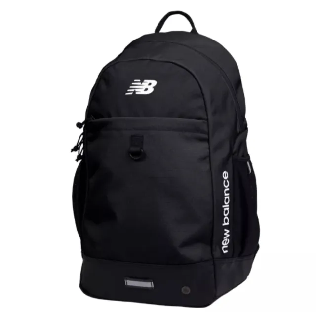 【NEW BALANCE】NB 後背包 運動包 書包 旅行包 大容量 雙層 黑 LAB51002BK