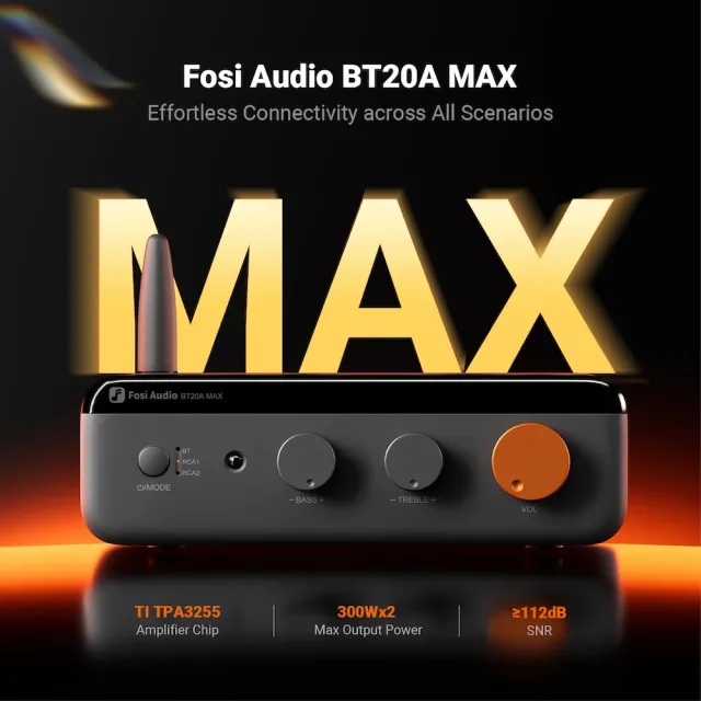 【Fosi Audio】BT20A MAX 功率擴大機 (公司貨保證)