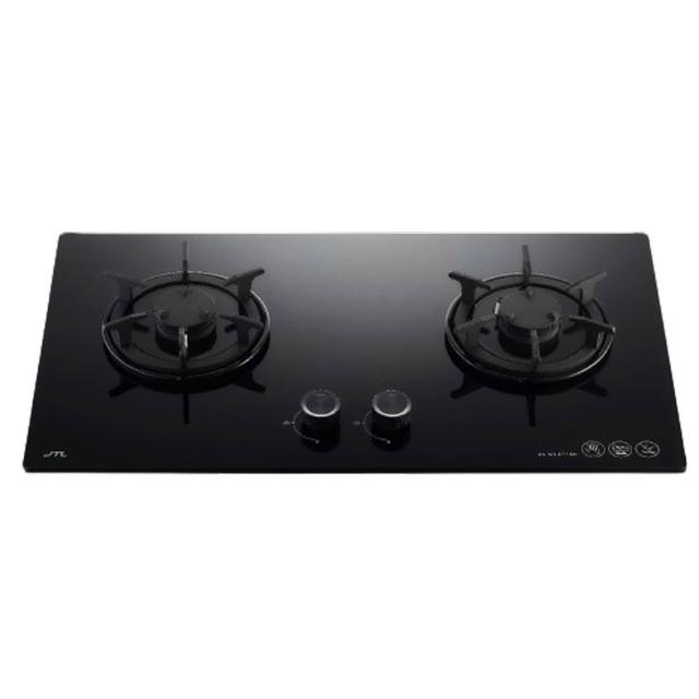 【喜特麗】雙口一級能效晶焱玻璃檯面爐 JT-GC277AS 原廠安裝