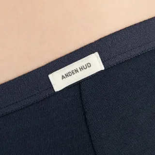 【Anden Hud】經典純色．中腰生理褲(釉瓷藍)