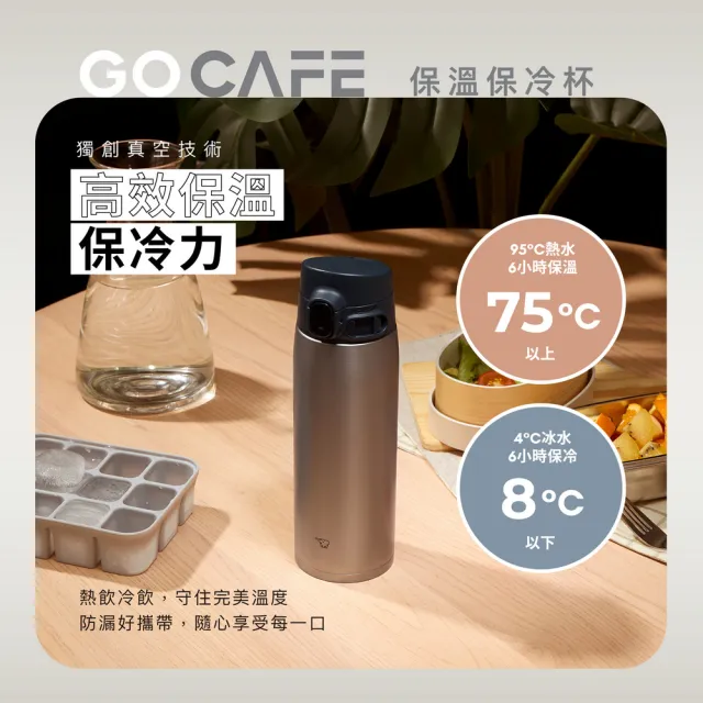 【ZOJIRUSHI 象印】買1送1 MOMO專售 一體式中栓彈蓋式 720ml+720ml(SM-VH72+SM-VH72 保溫保冰/環保杯)