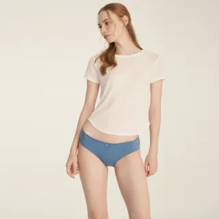 【Anden Hud】抗菌系列．花苞中腰三角內褲(幻藍)