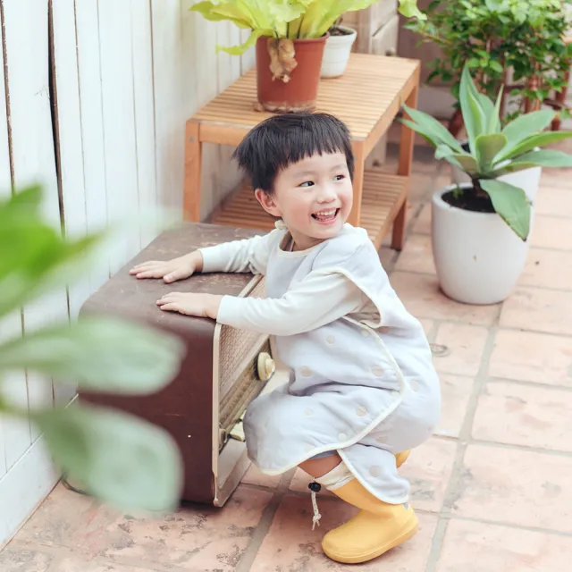 【MARURU】四季薄款 日本五層紗防踢被 嬰兒藍S(四季薄款｜ 五層紗防踢背心)