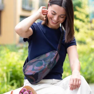 【HEALTHY BACK BAG】官方直營-印花系列RECYCLED PRINT SLING 斜背包-森林迷彩 男包 女包 側背包 斜背包