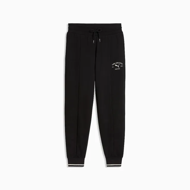 【PUMA】長褲 女 運動褲 寬鬆 縮口 PUMA CLASS 黑 69187901