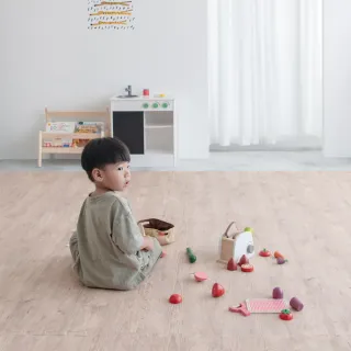 【Pato.Pato】自然系淺木紋色6包24片裝巧拼地墊／50ｘ50ｘ2cm(木紋／居家／拼接地墊)