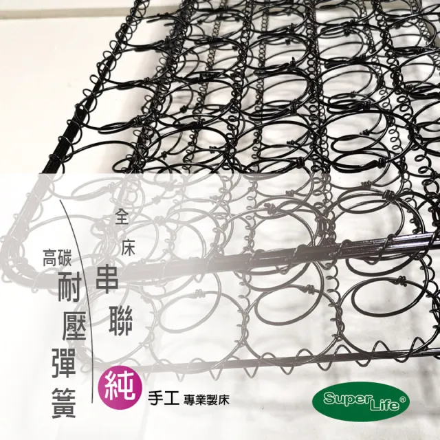 【Super Life】硬Q手工彈簧床墊OH so good系列｜客製70X160X12cm(客製床墊｜特殊規格)