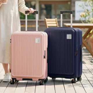 【American Explorer 美國探險家】25吋 上掀式 前開式 煞車輪 PC箱 行李箱 TSA海關鎖 防盜拉鏈 CF8 旅行箱