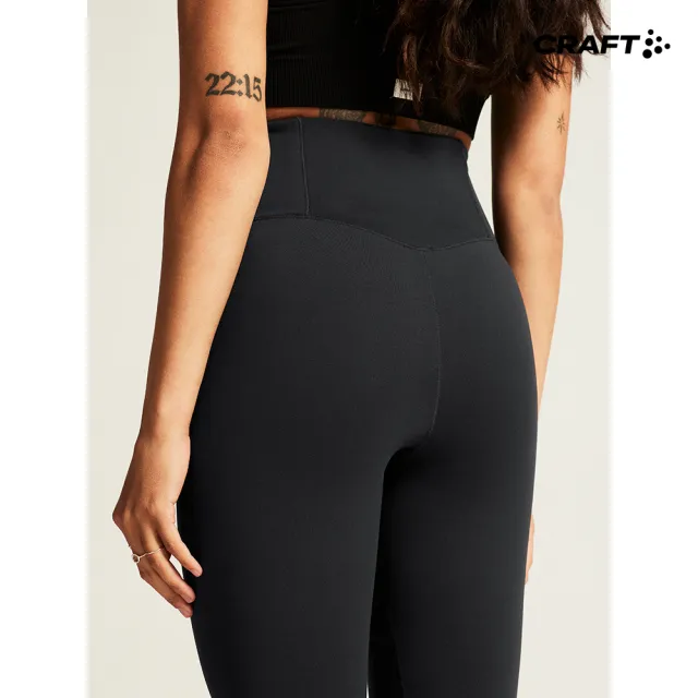 【CRAFT】COLLECTIVE 7/8 TIGHTS W 女款 運動緊身褲 黑色(1916010-999000)