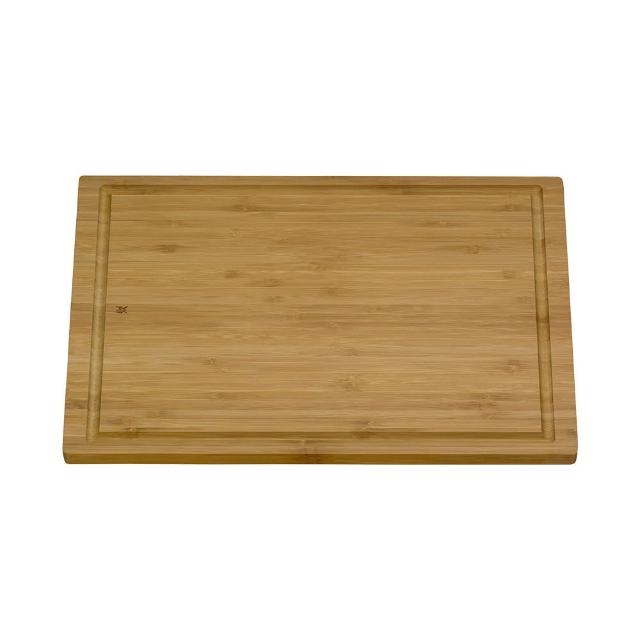 【WMF】天然竹製加厚砧板(大款 45×30cm) 竹韌砧板 竹砧板 切菜板 集水溝槽