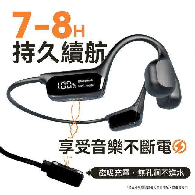 【DTAudio】S10骨傳導藍芽耳機(IPX8防水、32GB容量)