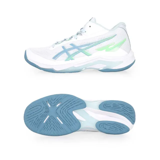 【asics 亞瑟士】NETBURNER BALLISTIC FF MT 4男高筒排球鞋 匹克球(1051A090-102)