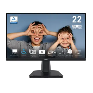 【MSI 微星】PRO MP225V 22型 100Hz 平面美型商用螢幕(TUV護眼認證/HDMI/1ms)