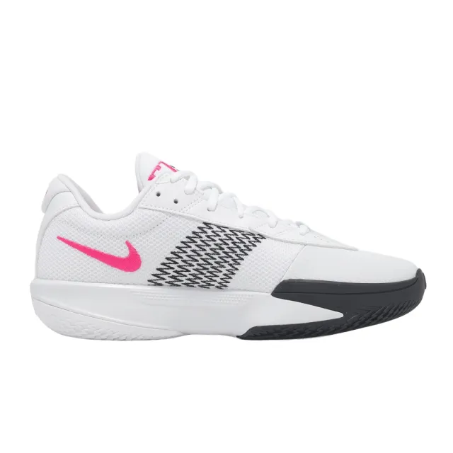 【NIKE 耐吉】籃球鞋 Air Zoom G.T. Cut Academy EP 男女鞋 白 桃紅 氣墊 緩震(FB2598-108)