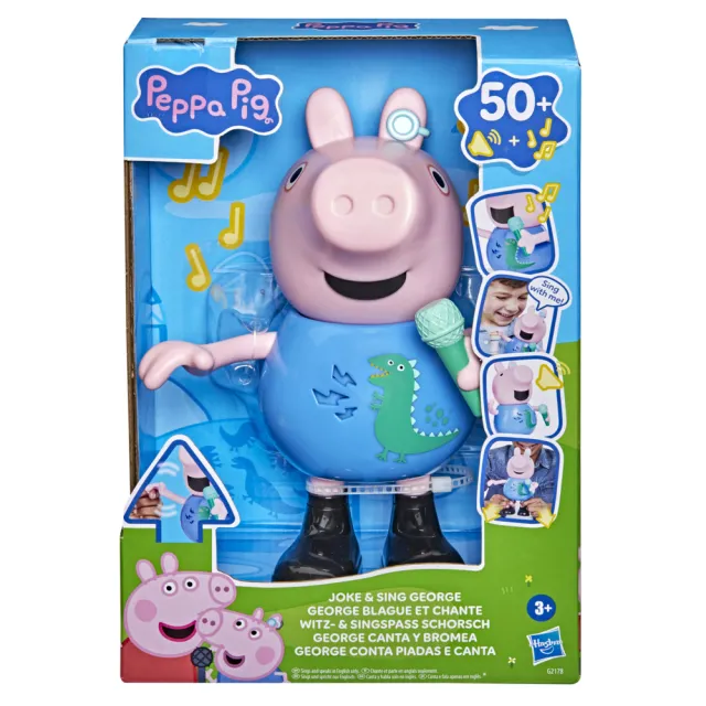 【Peppa Pig 粉紅豬】粉紅豬小妹 喬治搞笑唱歌玩偶