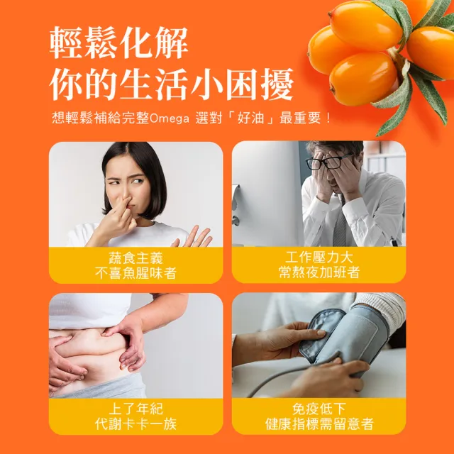 即期品【RalanLife】沙棘果油植物軟膠囊(全素可食)