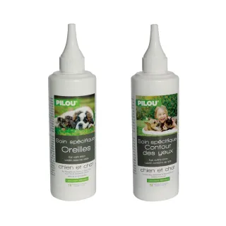 【Pilou 法國皮樂】耳朵草本清潔液120ml/歐盟認證(犬貓用 潔耳液 耳道清潔 寵物用)