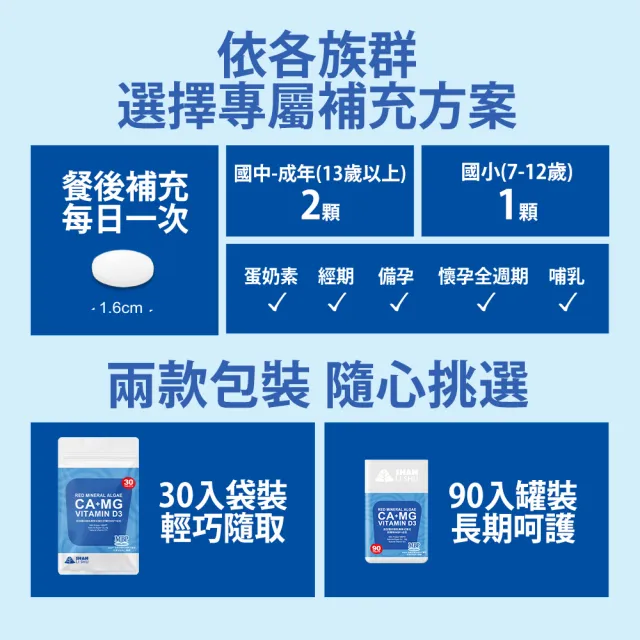 【Shanlishu 山立樹】高能MBP海藻鈣(30入/袋 日本雪印授權MBP40mg 海水鎂 維他命D3 維他命K2)