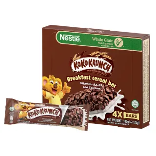 即期品【Nestle 雀巢】即期品可可脆片穀物棒25g x4入/盒