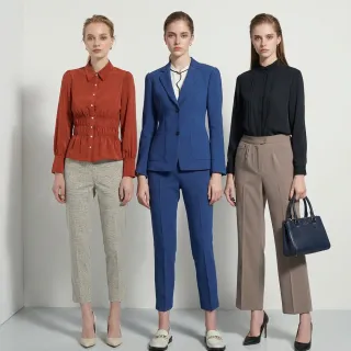 【SST&C】最後出清_女裝 羊毛混紡西裝褲/女西裝褲/經典西裝褲-多款任選