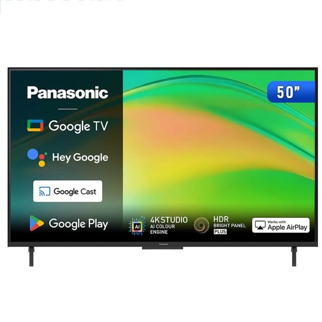 【Panasonic 國際牌】50型4K HDR Google TV聯網顯示器 無視訊盒(TN-50W80BGT)