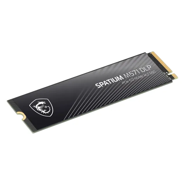 【MSI 微星】SPATIUM M571 2TB DLP PCIe 5.0 NVMe M.2 SSD固態硬碟(讀14500MB/寫11000MB)