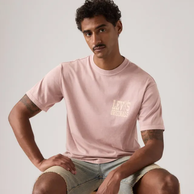 【LEVIS】Vintage寬鬆版型 造型短袖Tee 男生上衣 人氣新品 87373-0404