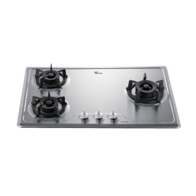 【喜特麗】三口易潔右大不鏽鋼面板檯面爐 JT-GC309S 原廠安裝