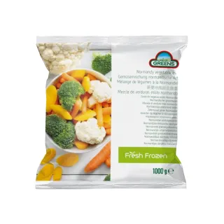 【GREENS】諾曼地綜合蔬菜1000g(內含4種蔬果/方便料理/冰箱常備菜)
