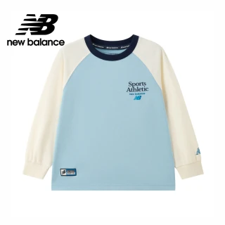 【NEW BALANCE】NB 童裝 長袖上衣_7DG1E05WMNT_男童/女童_果綠色
