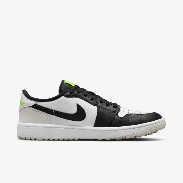 【NIKE 耐吉】高爾夫球鞋 Air Jordan 1 Low G 男鞋 防水鞋面 黑 白 休閒鞋 AJ1(DD9315-108)