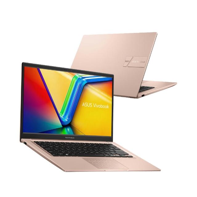 【ASUS 華碩】筆電支架/滑鼠組★14吋Core 5十核16G輕薄筆電(VivoBook X1404VA/Core 5-120U/16G/512G/W11)